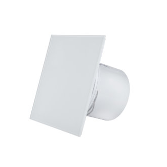 Вентилятор для ванн Mmotors mmp стекло, белый с таймером 