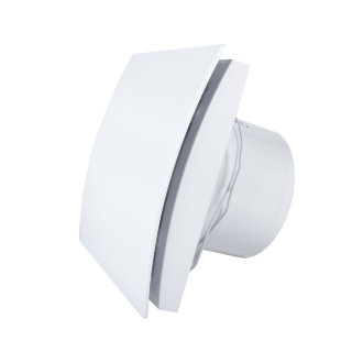 Вентилятор для ванн Mmotors mmp пластик, белый с таймером и датчиком влажности 