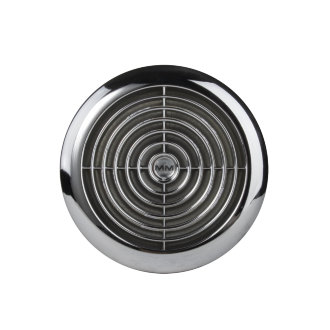 Вентилятор для ванн Mmotors мм 120 круглый (хром) с обратным клапаном 