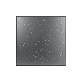 Тонкий бесшумный, вытяжной вентилятор для ванной Mmotors ММР 100 стекло темно серый с каплями 