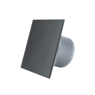Вентилятор для ванн Mmotors сверхмощный MMP 169 м3/ч стекло темно серый 