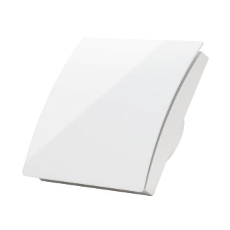 Вытяжной тонкий вентилятор SlimVent МV 100, пластик овал белый  