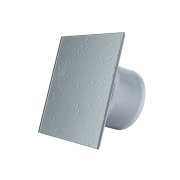 Вентилятор для ванн Mmotors сверхмощный MMP 169 м3/ч стекло светло серый с каплями