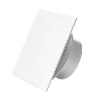 Вытяжной тонкий вентилятор SlimVent МV 100, пластик квадрат белый матовый Вытяжной тонкий вентилятор SlimVent МV 100, пластик квадрат белый матовый